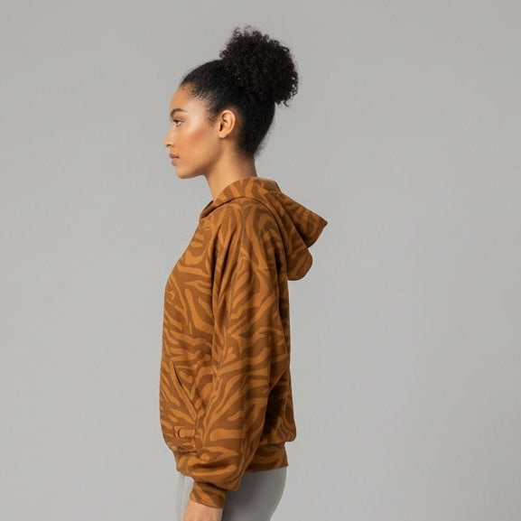 Pure Earth Dolman Sleeve Hoodie for Woven