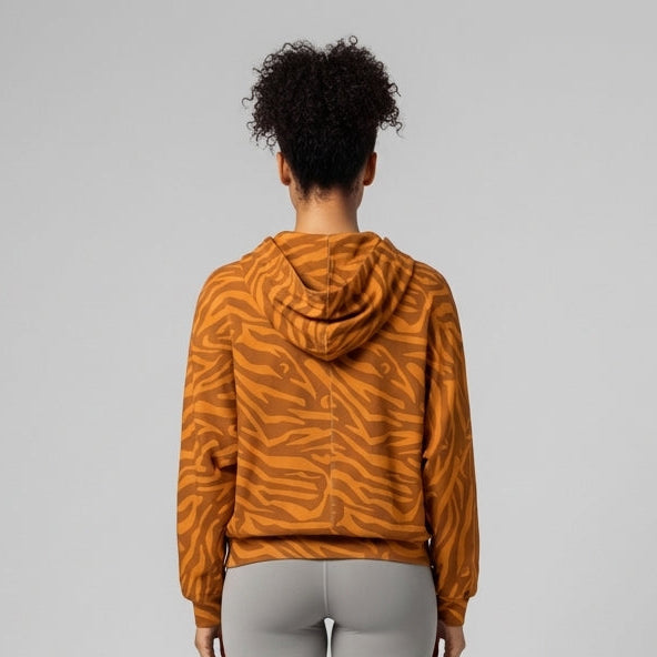 Pure Earth Dolman Sleeve Hoodie for Woven