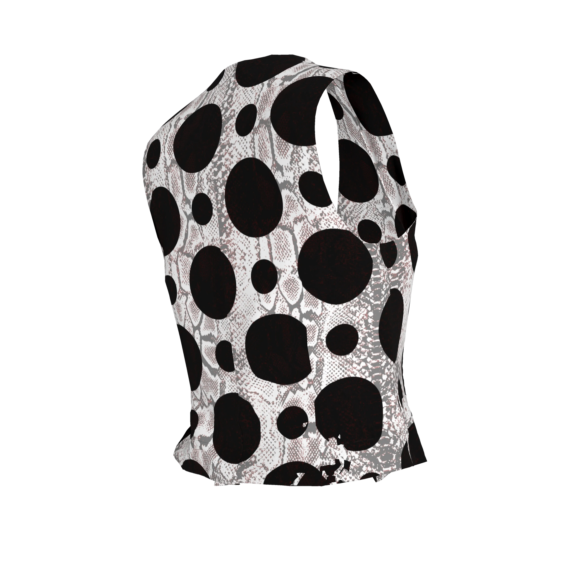 Polka Dot Women Vest