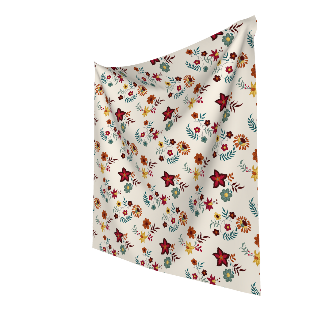Virtue's Bloom Bandana – 30-Inch Viscose Satin Scarf