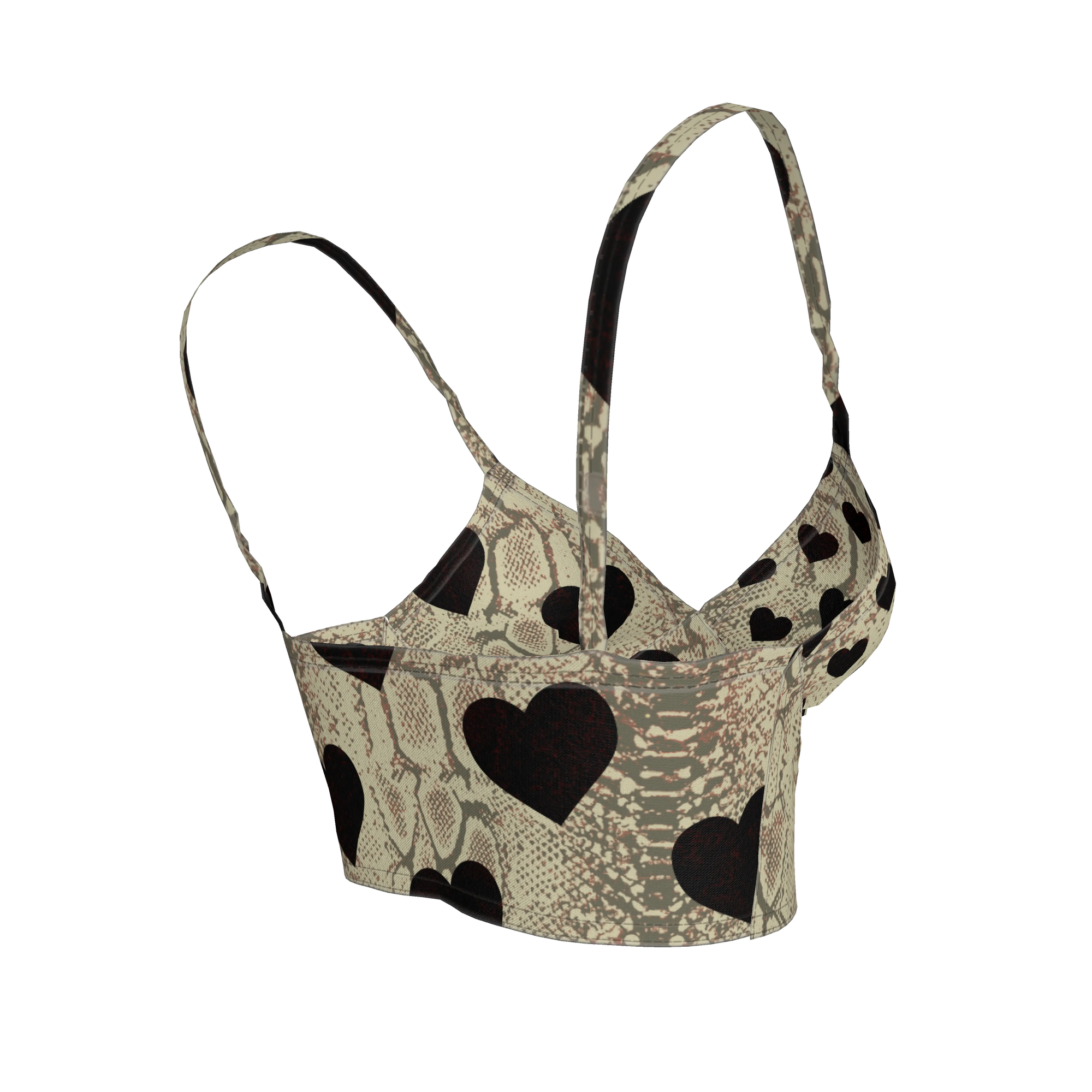 Black Heart Bralette