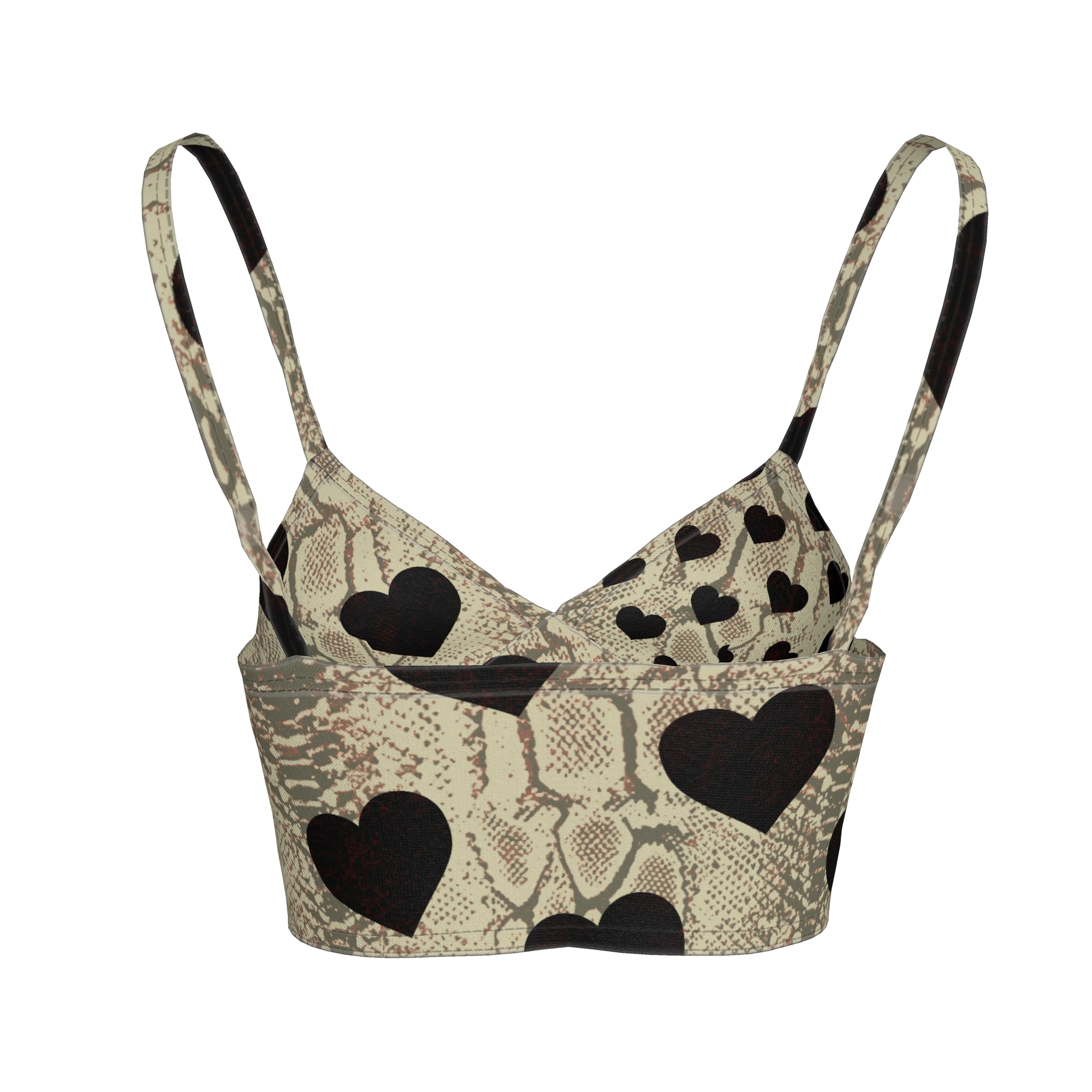 Black Heart Bralette