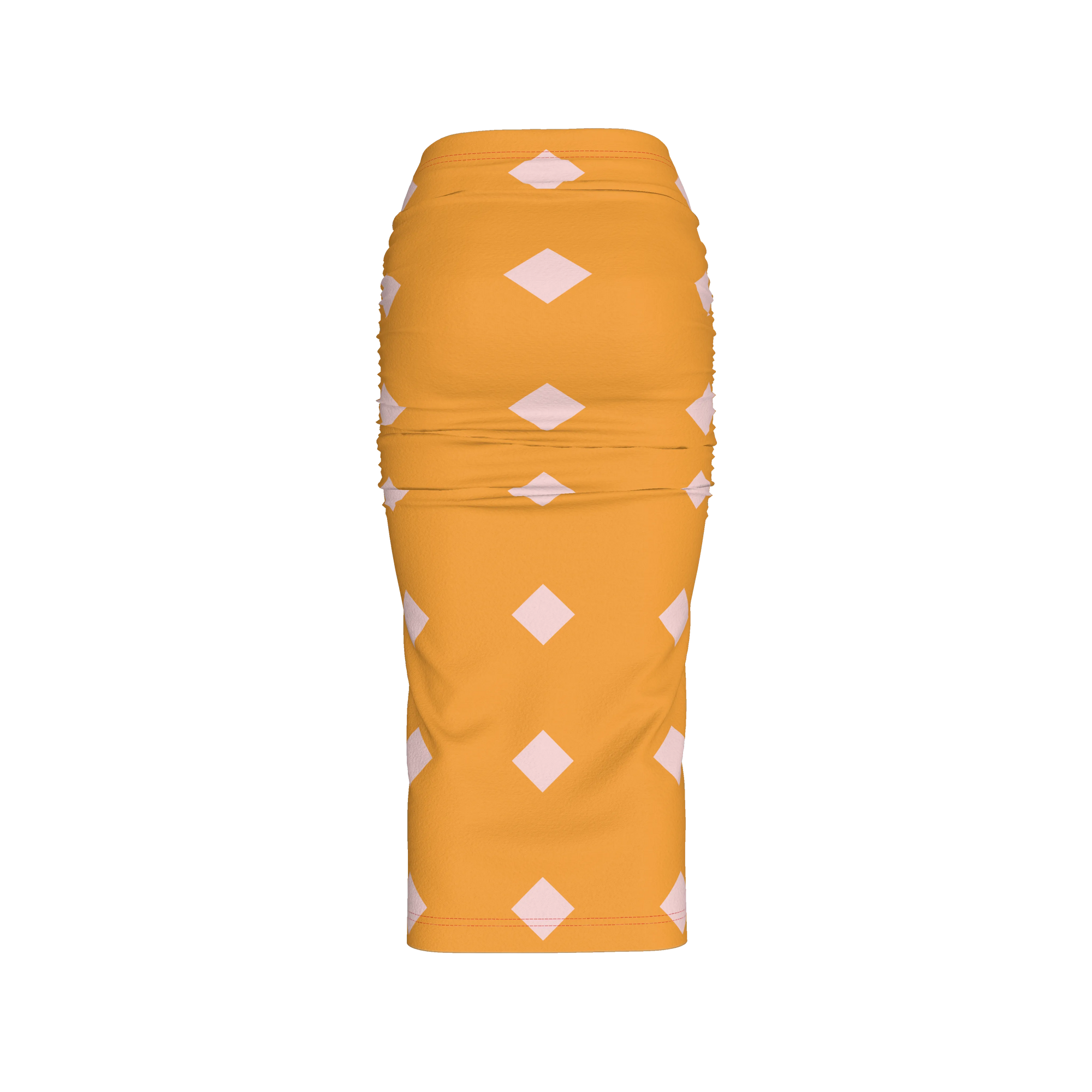 Fierce Grace Shirred Midi Skirt