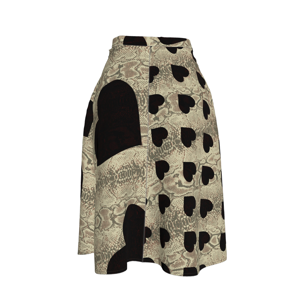 Black Heart Skirt