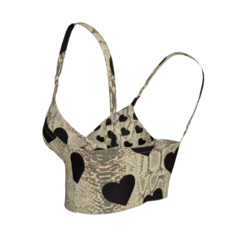 Black Heart Bralette