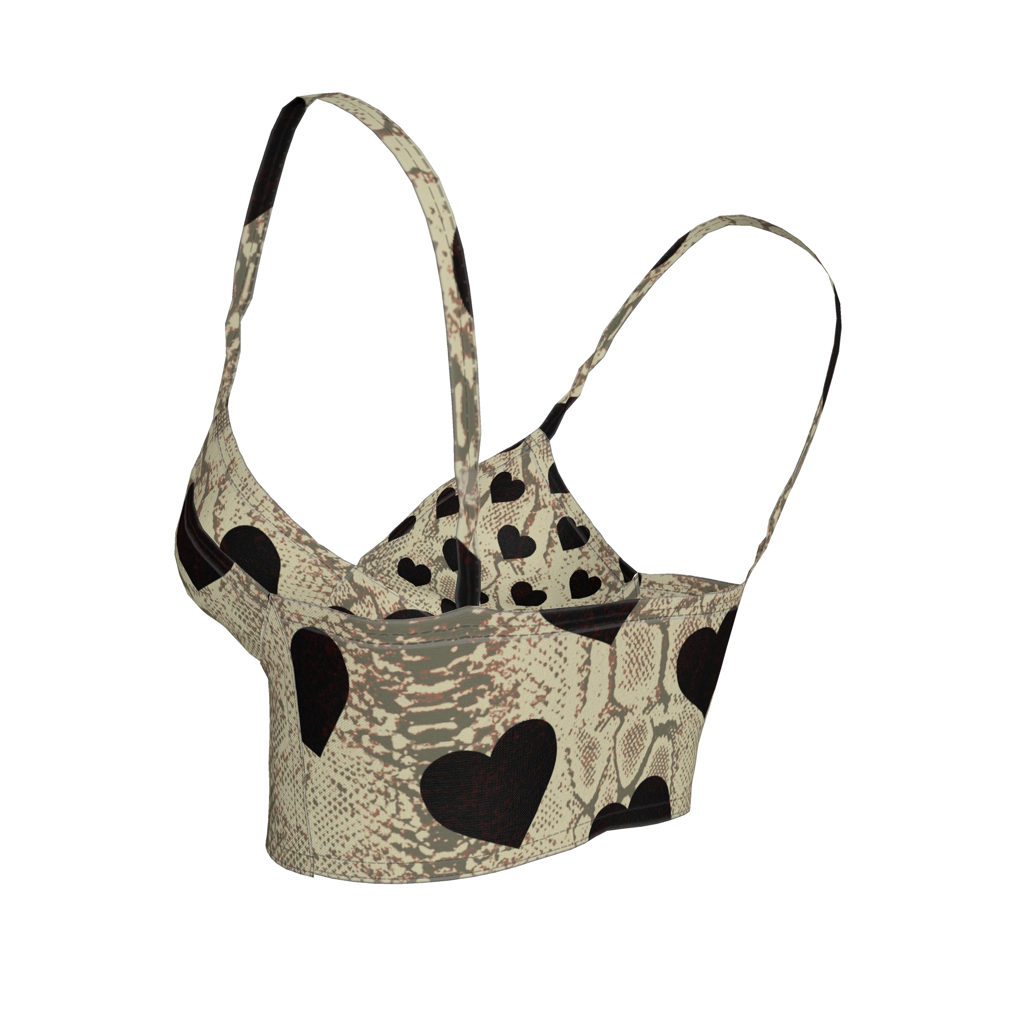 Black Heart Bralette