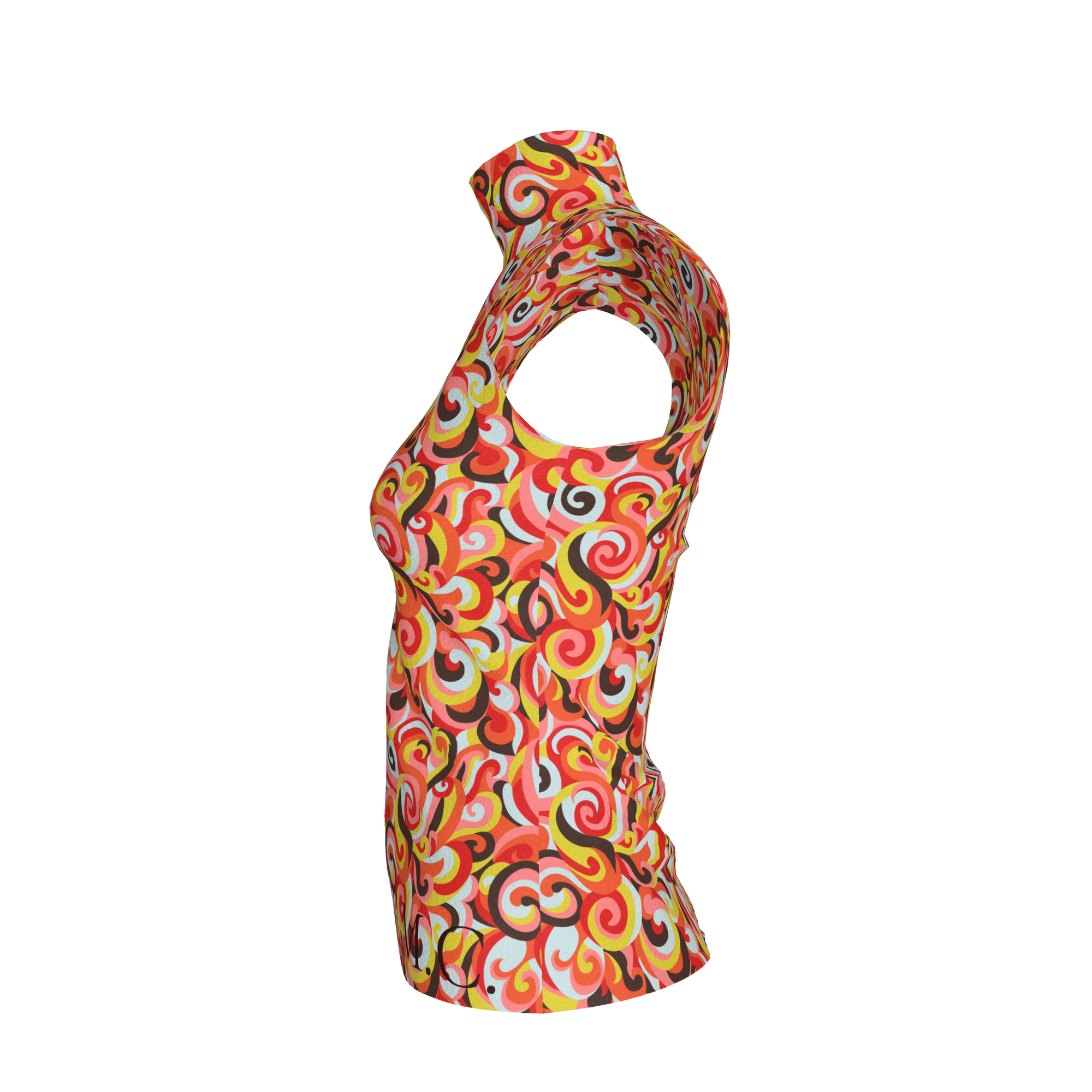 Fierce Grace Sleeveless Turtleneck