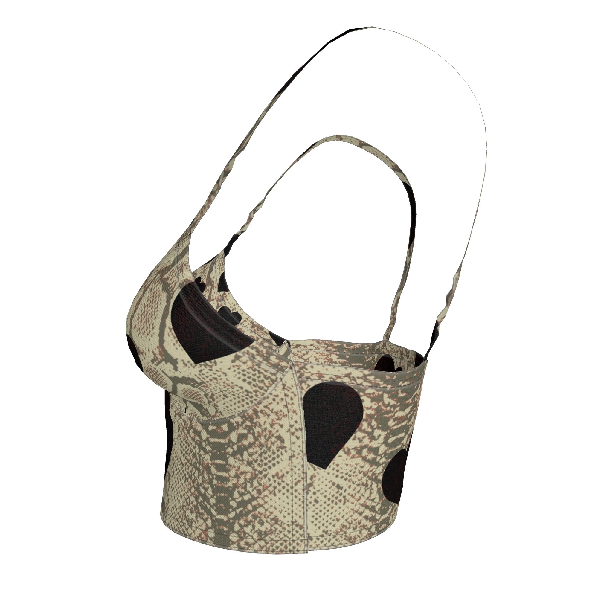 Black Heart Bralette