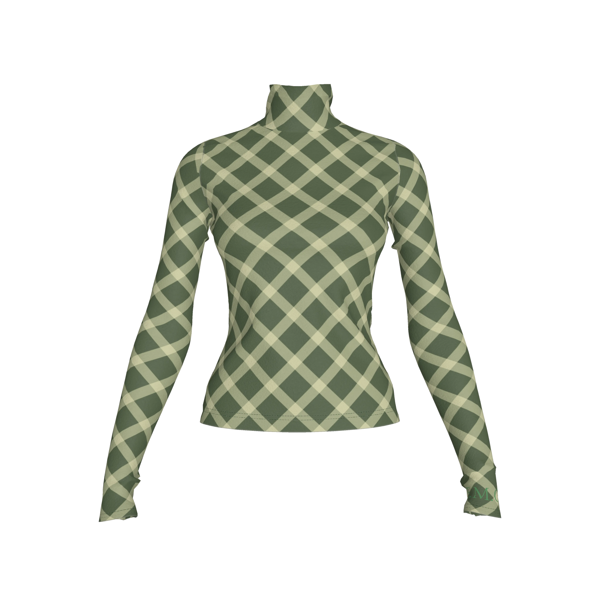 Emerald Turtleneck Long Sleeve Turtleneck