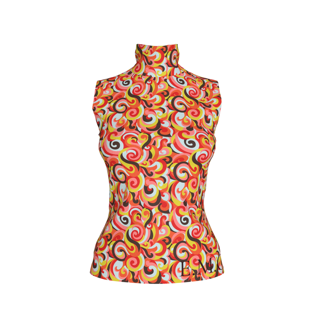 Fierce Grace Sleeveless Turtleneck