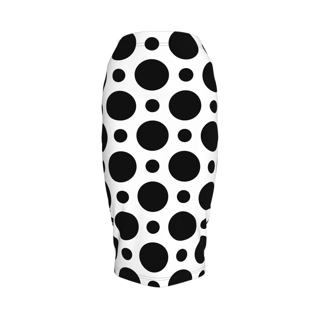 Polka Dot Pencil Skirt 