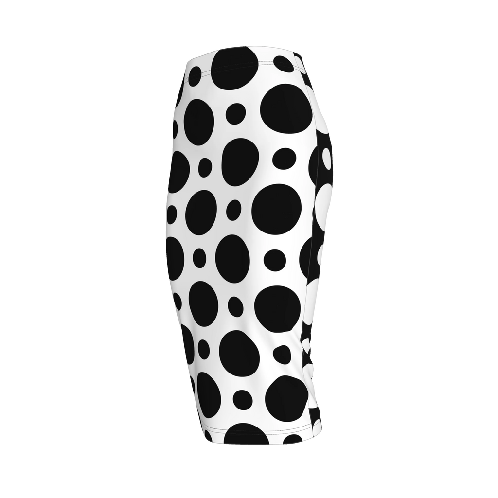 Polka Dot Pencil Skirt 
