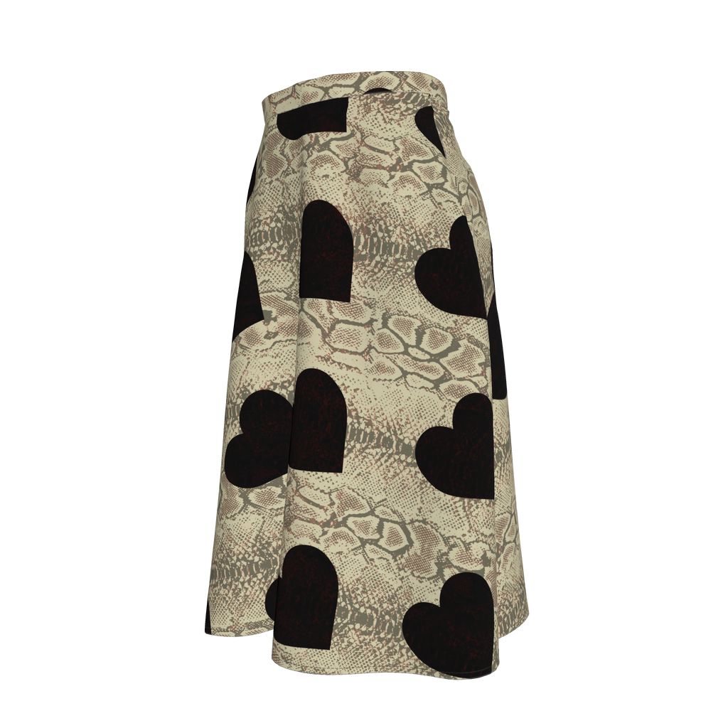 Black Heart Skirt