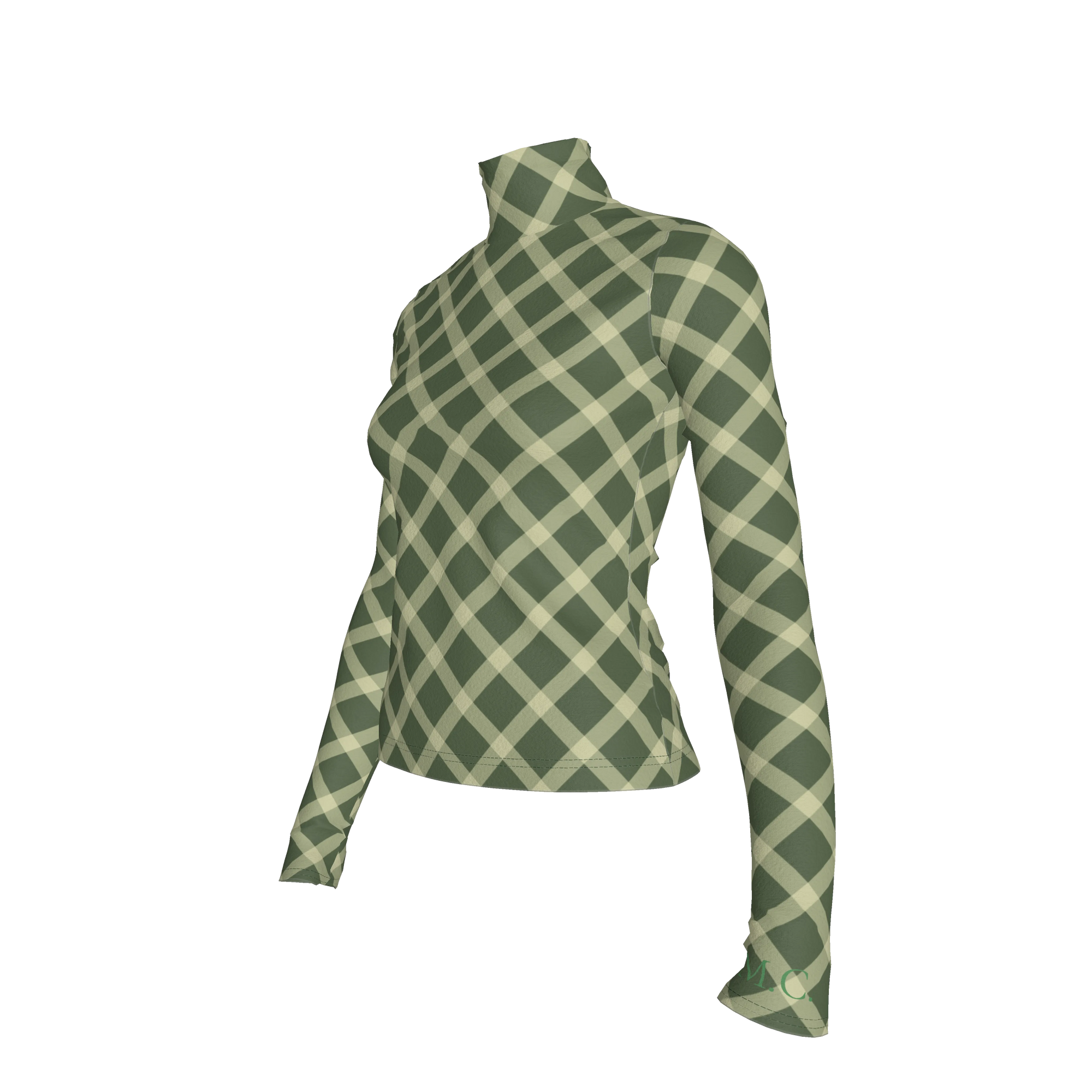 Emerald Turtleneck Long Sleeve Turtleneck