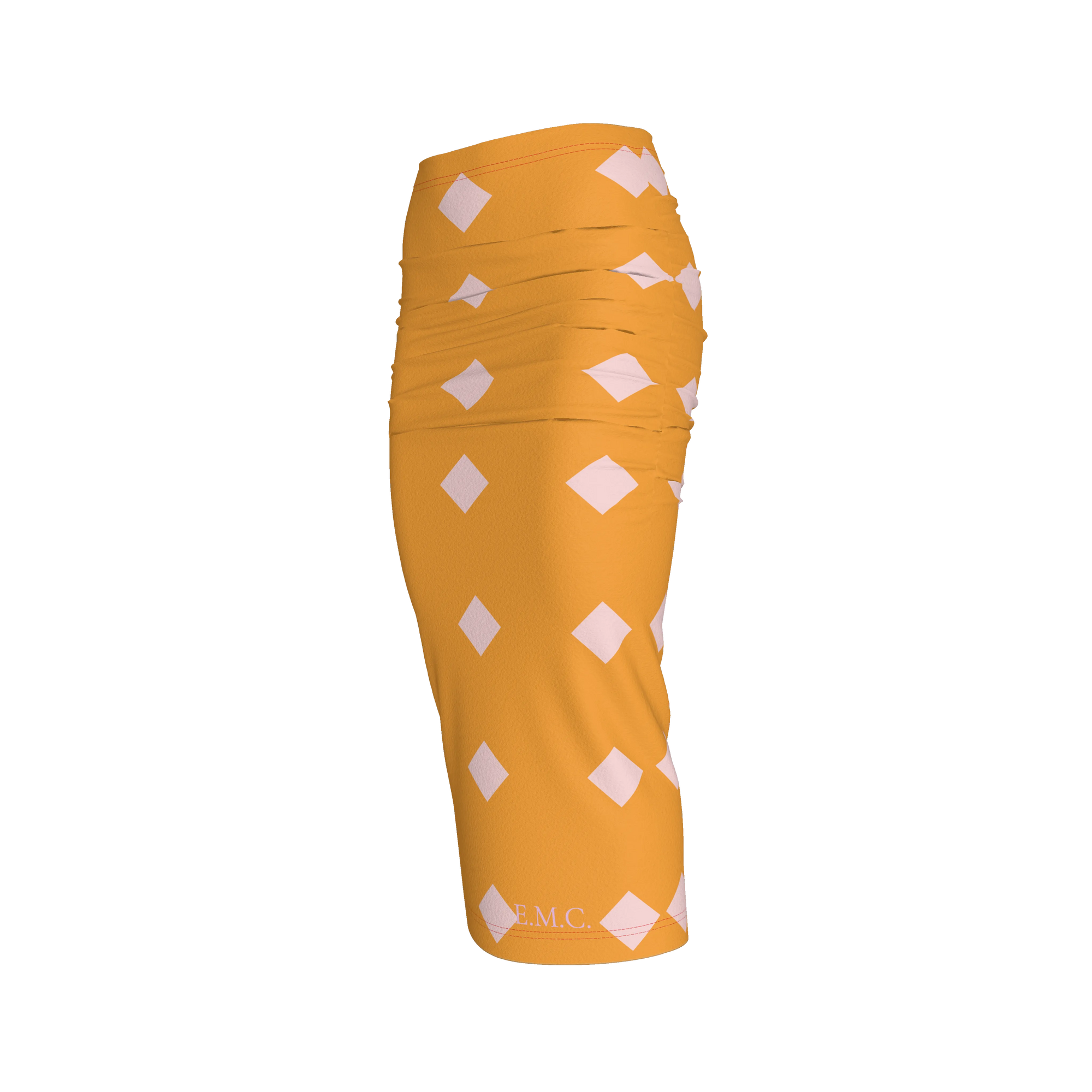 Fierce Grace Shirred Midi Skirt