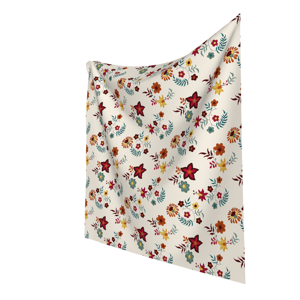 Virtue's Bloom Bandana – 30-Inch Viscose Satin Scarf