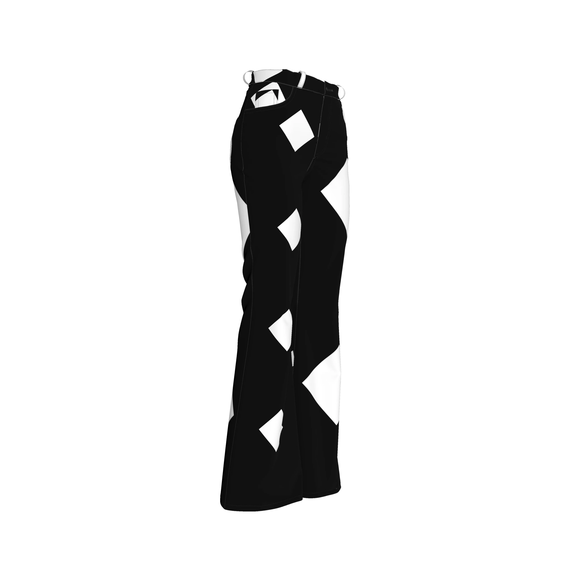 Diamond Bell Bottom Jeans