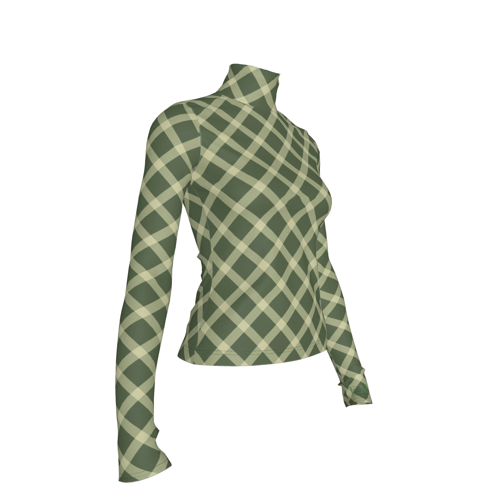 Emerald Turtleneck Long Sleeve Turtleneck