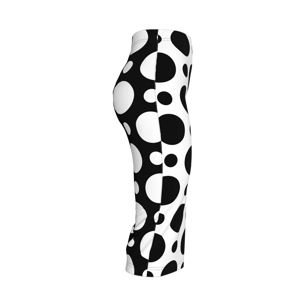 Polka Dot Pencil Skirt 