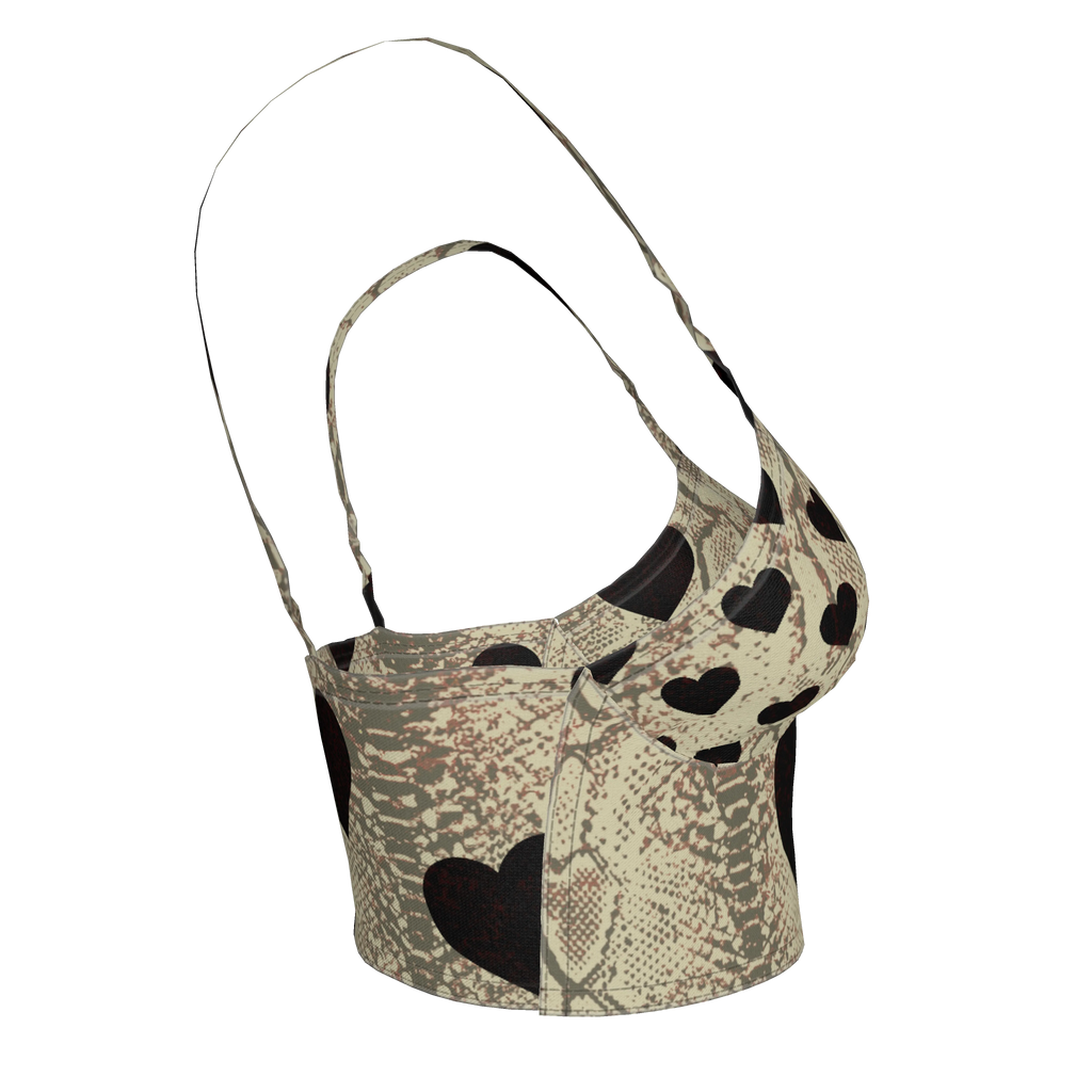 Black Heart Bralette