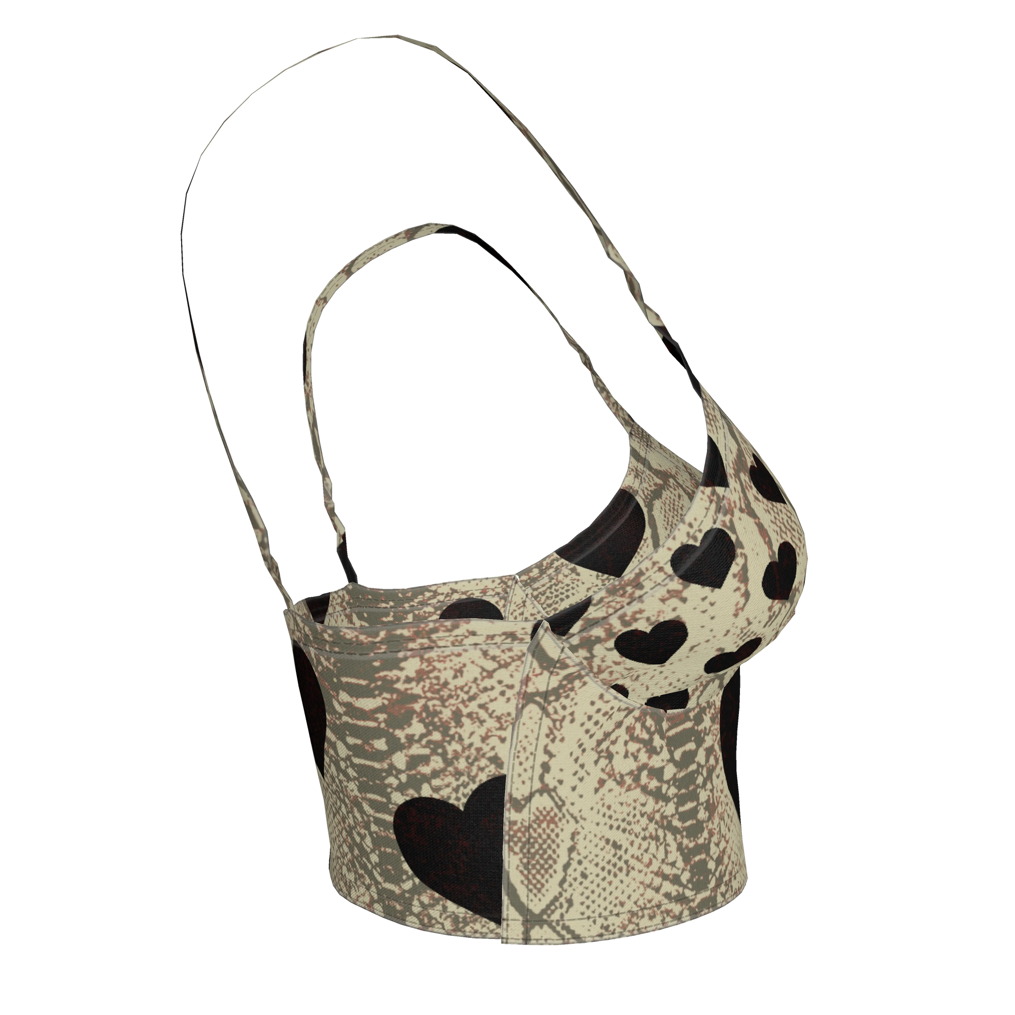 Black Heart Bralette